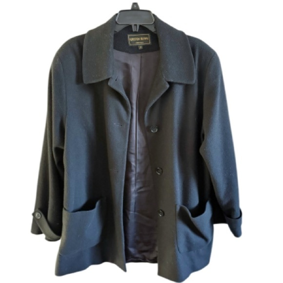 Kristen Blake Women's Wool Blend Overcoat Jacket Medium Winter - Picture 4 of 11